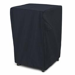 AmazonBasics Square Smoker Cover, Black, Large (Renewed)