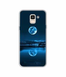 Amazon Brand - Solimo Designer Moon Pattern Print UV Printed Soft Back Case Mobile Cover for Samsung Galaxy J6