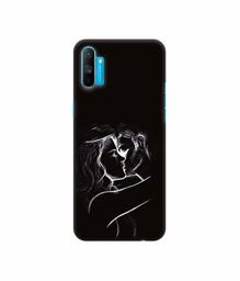 Amazon Brand - Solimo Designer Kissing Couple 3D Printed Hard Back Case Mobile Cover for Realme C3