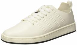 Amazon Brand - Symbol Men's Off-White PU Sneakers-9 UK/India (43 EU) (AZ-YS-187 A)