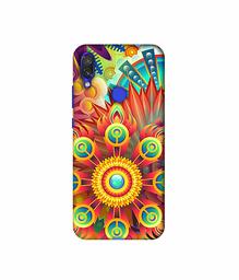 Amazon Brand - Solimo Designer Rangoli 3D Printed Hard Back Case Mobile Cover for Xiaomi Redmi Note 7 Pro