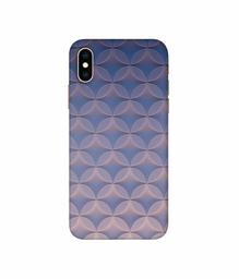 Amazon Brand - Solimo Designer Circle Texture 3D Printed Hard Back Case Mobile Cover for Apple iPhone Xs Max