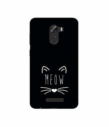 Amazon Brand - Solimo Designer Meow 3D Printed Hard Back Case Mobile Cover for Gionee A1 Lite