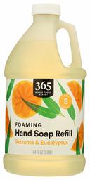 365 by Whole Foods Market, Foaming Hand Soap Refill, Satsuma & Eucalyptus, 64 Fl Oz