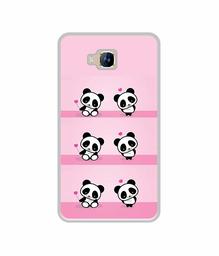 Amazon Brand - Solimo Designer Panda Pattern UV Printed Soft Back Case Mobile Cover for Lyf Wind 2