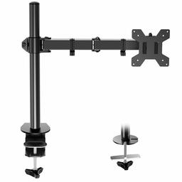 Eono by Amazon - Single Monitor Arm Desk Mount Height Adjustable PC Monitor Stand Mount Fits Most Monitors up to 27