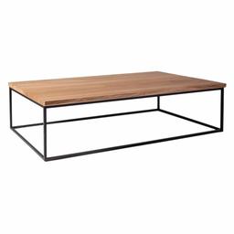 Marque Amazon - Alkove Hayes - Table basse au style contemporain, 140 x 70 x 35 cm, Chêne sauvage à la finition huilée Naturel