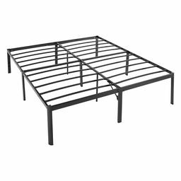 AmazonBasics Heavy Duty Non-Slip Bed Frame with Steel Slats, Easy Assembly - 18