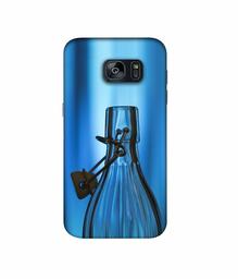 Amazon Brand - Solimo Designer Blue Bottle 3D Printed Hard Back Case Mobile Cover for Samsung Galaxy S7 Edge