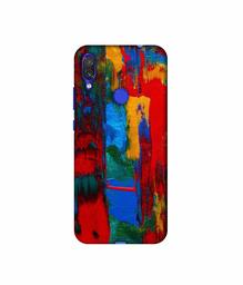 Amazon Brand - Solimo Designer Multiolor Brush Texture on Wall 3D Printed Hard Back Case Mobile Cover for Xiaomi Redmi Note 7S