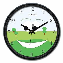 Amazon Brand - Solimo 12-inch Wall Clock - Pasture (Silent Movement)