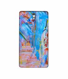 Amazon Brand - Solimo Designer Light Multicolor Canvas 3D Printed Hard Back Case Mobile Cover for Sony Xperia C5 Ultra Dual