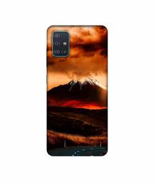 Amazon Brand - Solimo Designer Volcano 3D Printed Hard Back Case Mobile Cover for Samsung Galaxy A51