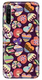 Amazon Brand - Solimo Designer Heart Pattern Design 3D Printed Hard Back Case Mobile Cover for Xiaomi Redmi Note 8