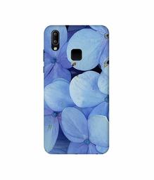 Amazon Brand - Solimo Designer Light Blue Flower Photography 3D Printed Hard Back Case Mobile Cover for Vivo Y95