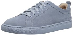 206 Collective Amazon Brand Women's Lemolo Lace-Up Fashion Sneaker, Denim Blue Suede, 11.5 B US