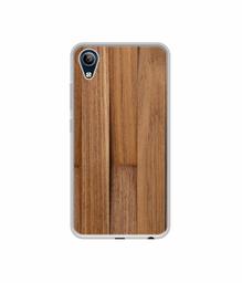 Amazon Brand - Solimo Designer Wooden Art UV Printed Soft Back Case Mobile Cover for Vivo Y91i