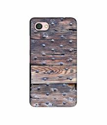 Amazon Brand - Solimo Designer Wooden Blocks Check 3D Printed Hard Back Case Mobile Cover for Xiaomi Redmi Y1 Lite