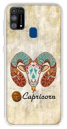 Amazon Brand - Solimo Designer Multicolor Capricorn Design Printed Soft Back Case Mobile Cover for Samsung Galaxy M31