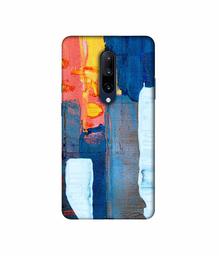 Amazon Brand - Solimo Designer Canvas with Blue Paint 3D Printed Hard Back Case Mobile Cover for OnePlus 7 Pro