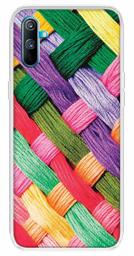 Amazon Brand - Solimo Designer Multicolor Colorful Yarn Pattern Printed Soft Back Case Mobile Cover for Realme C3