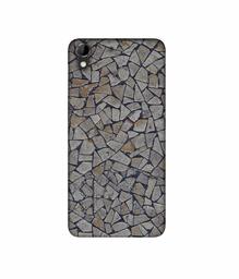 Amazon Brand - Solimo Designer Marble Pices 3D Printed Hard Back Case Mobile Cover for HTC Desire 728G