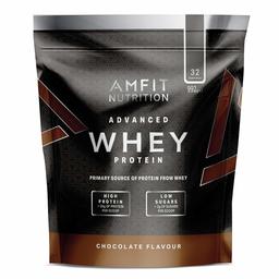 Marque Amazon - Amfit Nutrition Advanced Whey protéine de lactosérum saveur chocolat, 32 portions 990 g