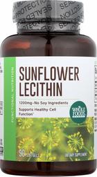 Whole Foods Market, Sunflower Lecithin, 90 ct