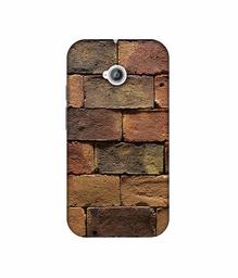 Amazon Brand - Solimo Designer Burn Bricks 3D Printed Hard Back Case Mobile Cover for Motorola Moto E 2nd Generation