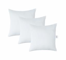 Amazon Brand - Solimo Microfibre Filled Cushion,12x12 Inch, Set of 3