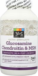 365 Everyday Value, Glucosamine Chondriotin & MSM, 240 ct