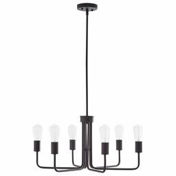 Amazon Brand – Stone & Beam Modern Chandelier Light with Bulb, 60.3