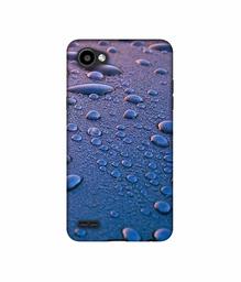 Amazon Brand - Solimo Designer Water Drops UV Printed Soft Back Case Mobile Cover for LG Q6