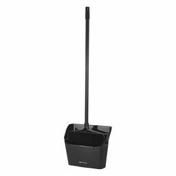 AmazonCommercial Lobby Dustpan, Black, 2-pack