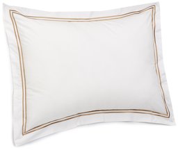 Pinzon Hotel de 400 fils en coton égyptien en satin de coton Taie d'oreiller Sham, taupe, King