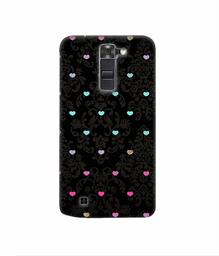 Amazon Brand - Solimo Designer Heart Texture 3D Printed Hard Back Case Mobile Cover for LG K7