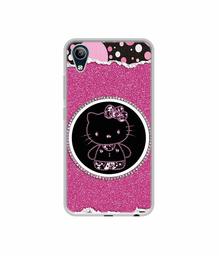 Amazon Brand - Solimo Designer Kitty with Glitter UV Printed Soft Back Case Mobile Cover for Vivo Y91i