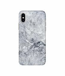 Amazon Brand - Solimo Designer Grayish Marble 3D Printed Hard Back Case Mobile Cover for Apple iPhone Xs Max