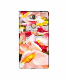 Amazon Brand - Solimo Designer Rose Petals 3D Printed Hard Back Case Mobile Cover for Sony Xperia L2