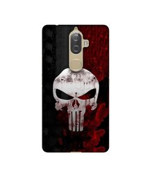 Amazon Brand - Solimo Designer Punisher Skull UV Printed Soft Back Case Mobile Cover for Lenovo K8 Plus