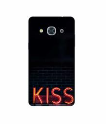 Amazon Brand - Solimo Designer Kiss 3D Printed Hard Back Case Mobile Cover for Samsung Galaxy J3 Pro