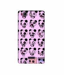 Amazon Brand - Solimo Designer Panda Experation 3D Printed Hard Back Case Mobile Cover for Micromax Canvas Nitro 2 E311