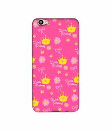 Amazon Brand - Solimo Designer Little Princess Pattern 3D Printed Hard Back Case Mobile Cover for Vivo V5 Plus