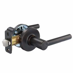 AmazonBasics Contemporary Madison Door Lever - Passage - Oil Rubbed Bronze