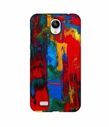 Amazon Brand - Solimo Designer Multiolor Brush Texture on Wall 3D Printed Hard Back Case Mobile Cover for Vivo Y21L