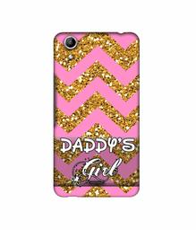 Amazon Brand - Solimo Designer Daddy's Girl 3D Printed Hard Back Case Mobile Cover for Micromax Canvas Selfie Lens Q345