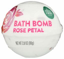 Whole Foods Market, Fizzing Bath Bomb, Rose Petal, 2.3 oz