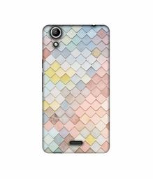 Amazon Brand - Solimo Designer Small Squre Texture 3D Printed Hard Back Case Mobile Cover for Micromax Canvas Selfie 2 Q340