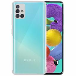 Amazon Brand - Solimo Anti Dust Plug Mobile Cover (Soft & Flexible Back case), for Samsung Galaxy A51 (Transparent)