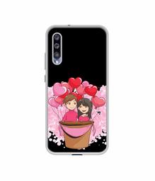 Amazon Brand - Solimo Designer Boy and Girl UV Printed Soft Back Case Mobile Cover for Mi A3